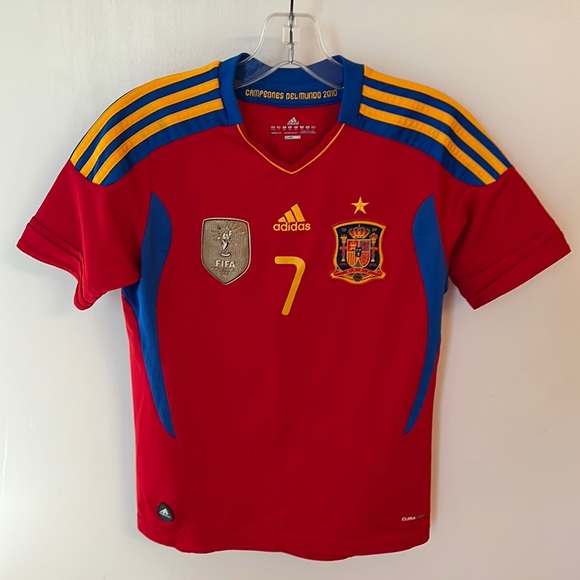adidas Other - 🌟🌟RARE🌟🌟 2010 FIFA WORLD CHAMPIONS Official David Villa Soccer Jersey